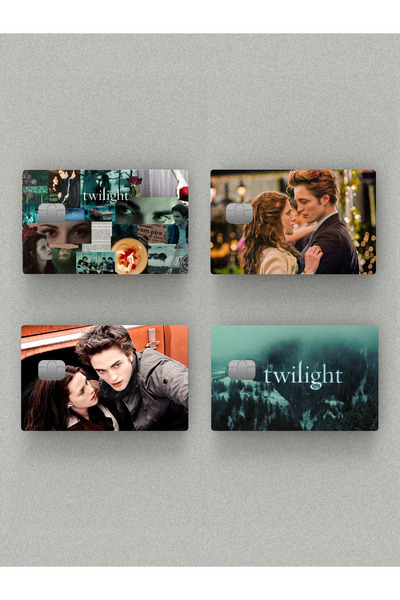 SARANG 4 komada naljepnica za omot kartica Twilight, kompatibilnih sa Papara,...