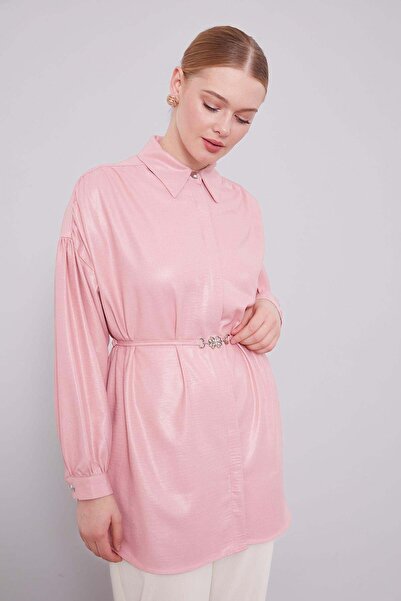 Levidor Powder Shoulder Ruffle Detailed Shirt