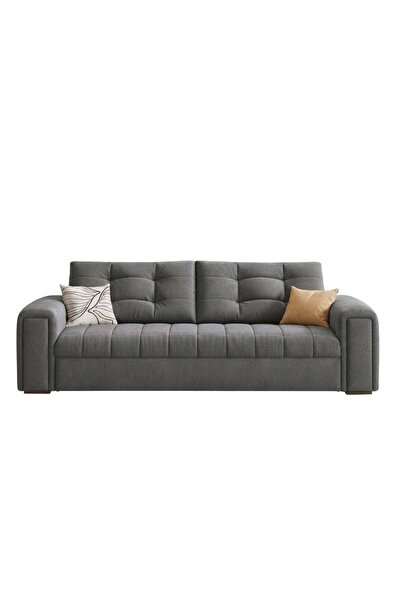 NO BRAND Beatrice Classic Custom Storage Sofa Bed - Grey