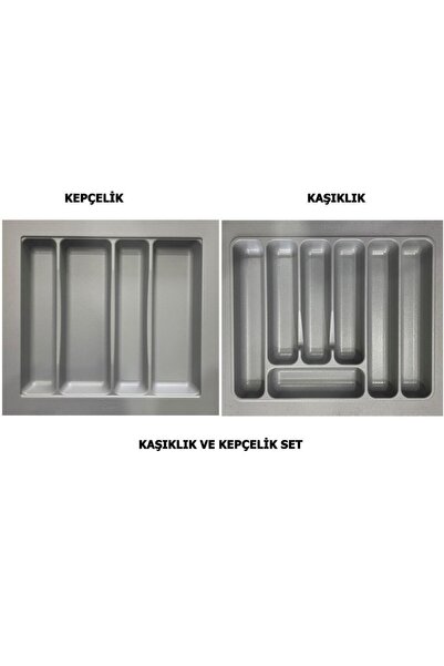 Empressco Pratik Çekmece İçi Kepçelik ve Kaşıklık Seti, Şık ve Kullanışlı Tas...