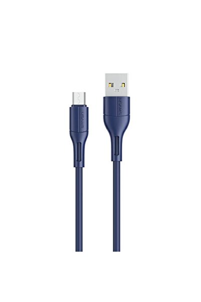 Usams Cablu de încărcare și date U68 USB-A la Micro USB 2A 1m Albastru