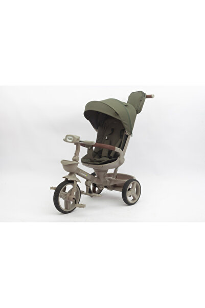 L-Sun Tricicletă Verde Măsliniu Taupe, 360 °   Scaun rotativ, Roți din PVC, 6...