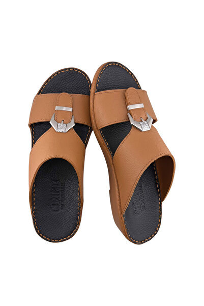 Cirino ( M-2000 ) Handmade Arabic Men's Slippers | Outdoor Arabic Sandals For...