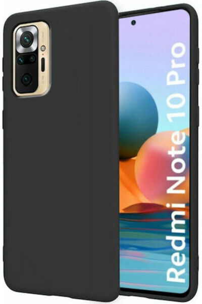 ERBORD Πίσω Κάλυμμα Σιλικόνης Μαύρο (Redmi Note 10 Pro)