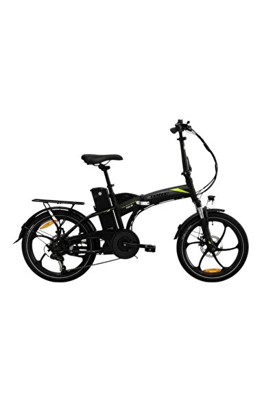 TORC TRC 8 ELEKTRİKLİ KATLANIR BİSİKLET 420H MD 20 JANT 7 VİTES SİYAH YEŞİL