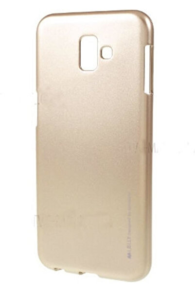 Mercury Θήκη Πλάτης Σιλικόνης Τζέλι Χρυσή για Samsung Galaxy J6 Plus 2018 Κωδ...