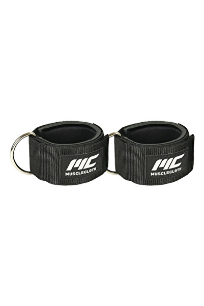 MUSCLECLOTH Padded Ankle Cuff 2'li Paket Siyah