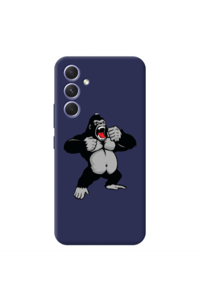 Other Samsung S23FE Angry Gorilla2 Dark blue Colored Silicone TPU Θήκη