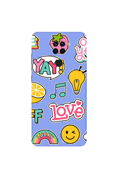 Other Xiaomi Redmi Note 9 Cute desing Light Purple Colored Silicone TPU Θήκη