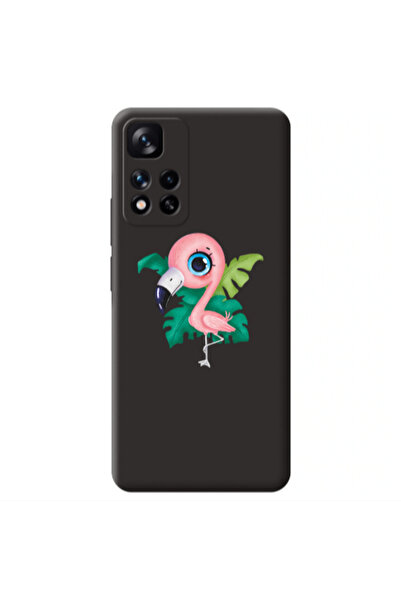 Other Xiaomi Redmi Note 11 Pro 5G Swan Black Colored Silicone TPU Θήκη