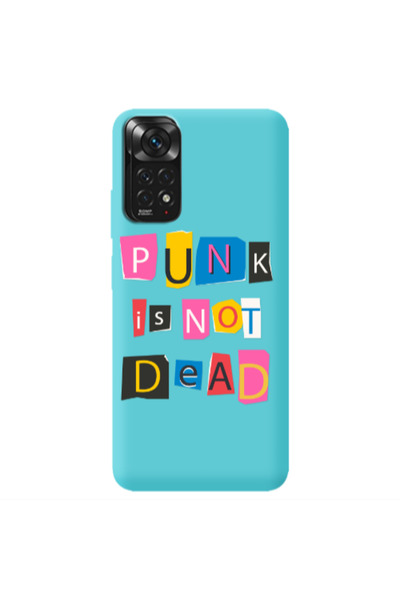 Other Xiaomi Redmi Note 11 4G Punk is not Dead Turquoise Colored Silicone TPU...