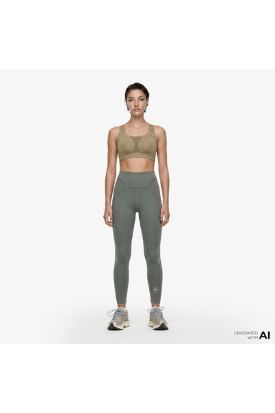 adidas By Stella Mccartney Tpr 7/8 L Women's Green Leggings