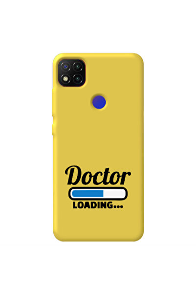 Other Xiaomi Redmi 9c Doctor Loading Yellow Colored Silicone TPU Θήκη