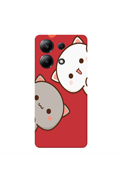 Other Xiaomi Redmi Note 13 4G We are here Red Colored Silicone TPU Θήκη