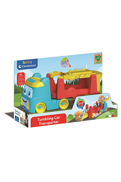 CLEMENTONI Camion Transporter, Clementoni, transformabil in pista de curse, m...