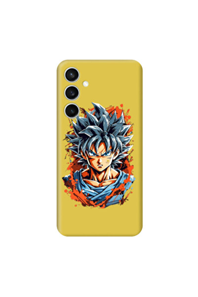 Other Samsung S24 Plus Anime Goku Yellow Colored Silicone TPU Θήκη