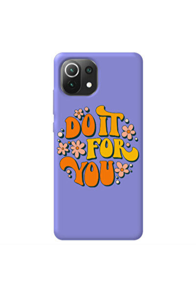 Other Xiaomi Mi 11 Lite Do it For You Purple Colored Silicone TPU Θήκη