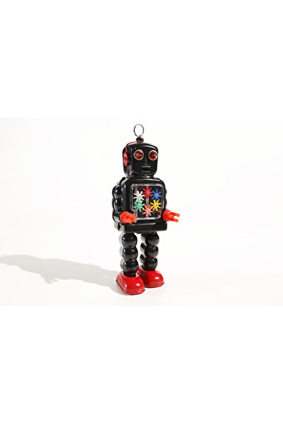 Blechfabrik Robot retro din tablă cu roți înalte 25 cm 58004360