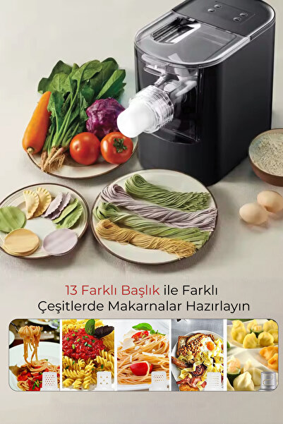 Empressco Hızlı ve kolay otomatik makarna ve erişte yapma makinesi