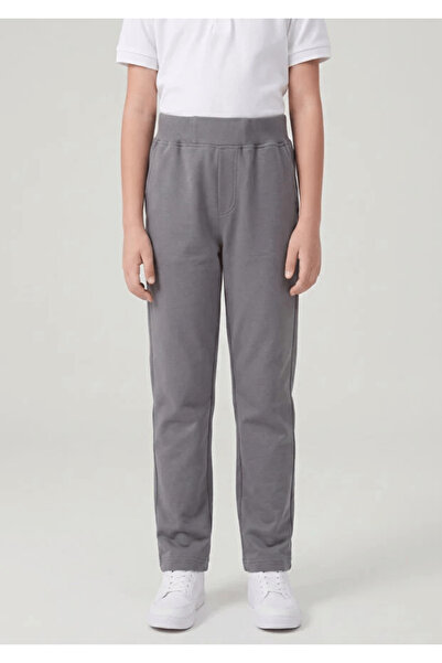 NACAR STORE Unisex Children's Ribbed Waist School Pants Look Like Sweatpants