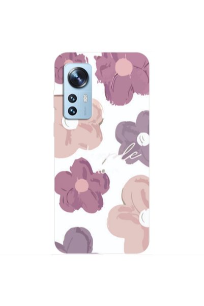 Other Xiaomi Mi 12 Pro Flowers 2 Transparent Silicone TPU Θήκη