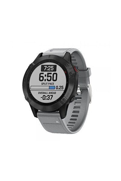 OEM Λουράκι Σιλικόνης Garmin Fenix 5 6 6 Pro 7 Ταιριάζει σε όλα 22mm Ασημένιο...