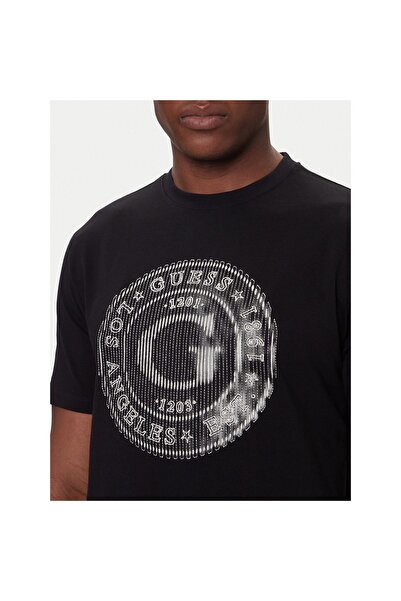 Guess Tricou bărbătesc M5BI15K8FQ4 Negru