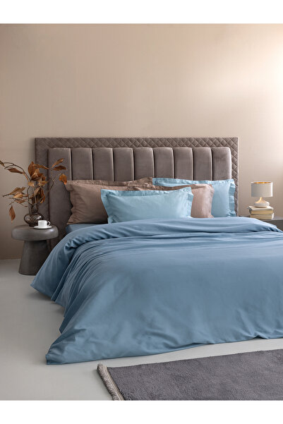 PALAMAIKI Σετ King Size Σεντόνια 285x270 Posh Sateen Denim 285x270