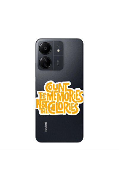 Other Xiaomi Redmi 13C Count the memories not the calories Transparent Silico...
