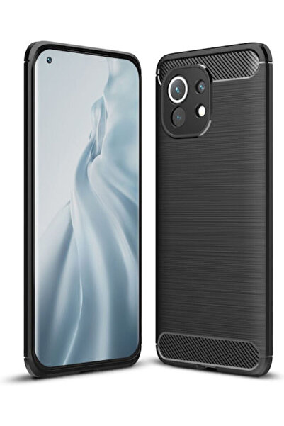 OEM Πίσω Κάλυμμα Σιλικόνης Μαύρο (Xiaomi Mi 11) Κωδικός: 01XIA0946