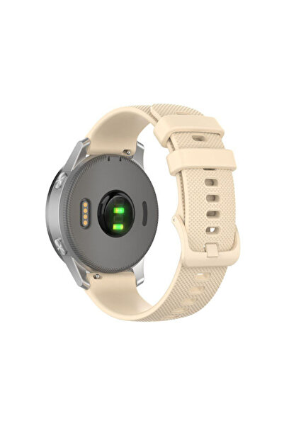 OEM Λουράκι Σιλικόνης Μπεζ (Vivoactive 4S/Vivomove 3S)