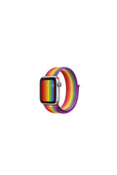 OEM Υφασμάτινο λουράκι νάιλον με Velcro για Apple Watch 42 44 45 46 49mm Χρώμ...