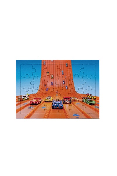 riyaz Arabalar | Çocuklar İçin Puzzle, A5 Boyut, Herbiri 24 Parça (+3 Yaş)