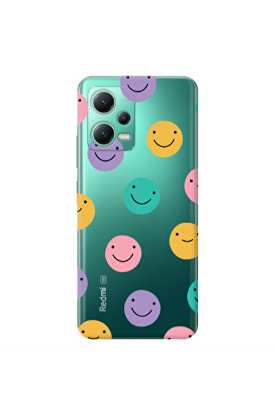 Other Xiaomi Redmi Note 12 Pro 5G Colorful smiles Transparent Silicone TPU Θήκη