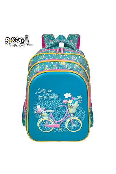 S COOL 3D Ergonomic School Backpack 43x30x22cm Let's Go For A Ride