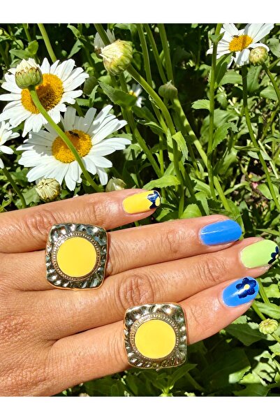 Merishe Jewerly أقراط مربعة الشكل من الفولاذ المقاوم للصدأ باللون الأصفر اللي...