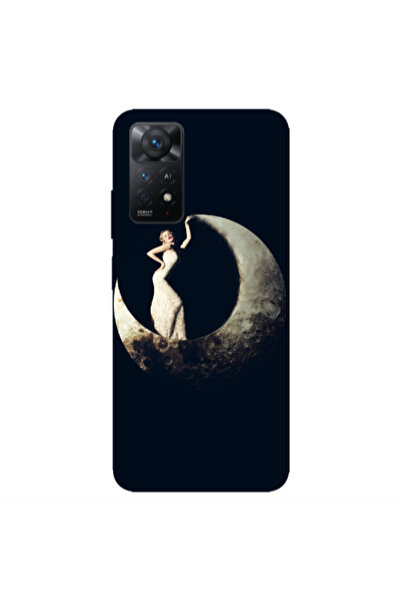 Other Xiaomi Redmi Note 11 4G Woman in moon Transparent Silicone TPU Θήκη