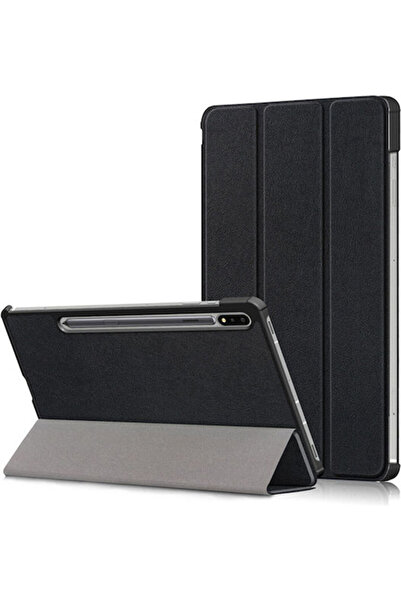 Techsuit FoldPro Flip Cover Μαύρο (Galaxy Tab S7)