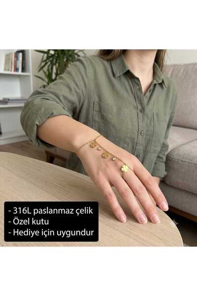HER ŞEY NOTA www.herseynota.com Lúmina Clover Charm Four-Leaf Clover Figured ...