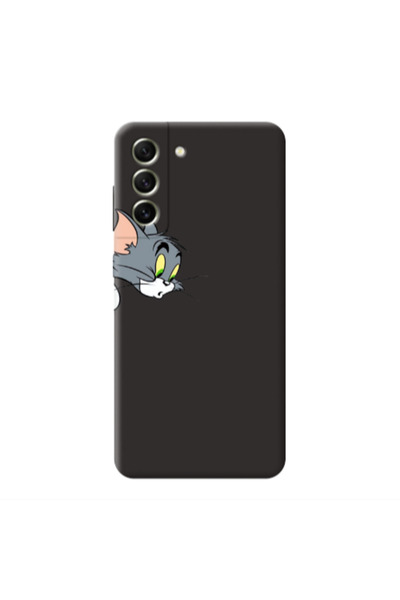 Other Samsung S21 Tom 1 Black Colored Silicone TPU Θήκη
