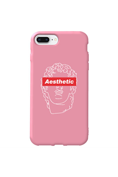 Other Apple iPhone 7 Plus Aesthetic Pink Colored Silicone TPU Θήκη
