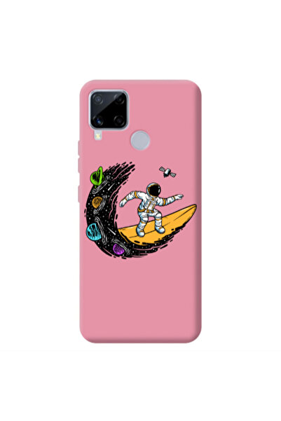 Other Realme C25S Surf in space Pink Colored Silicone TPU Θήκη