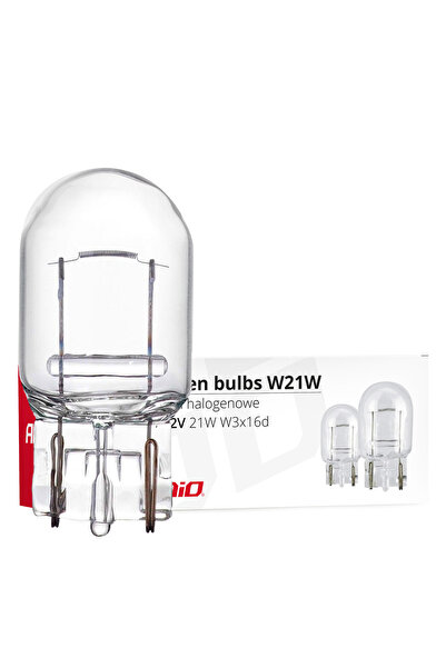 OEM Комплект от 10 халогенни крушки T20, W21W, W3x16d, 12V