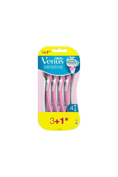 Gillette | Venus Sensitive Ξυραφάκια μιας Χρήσης με 3 Λεπίδες και Λιπαντική Τ...