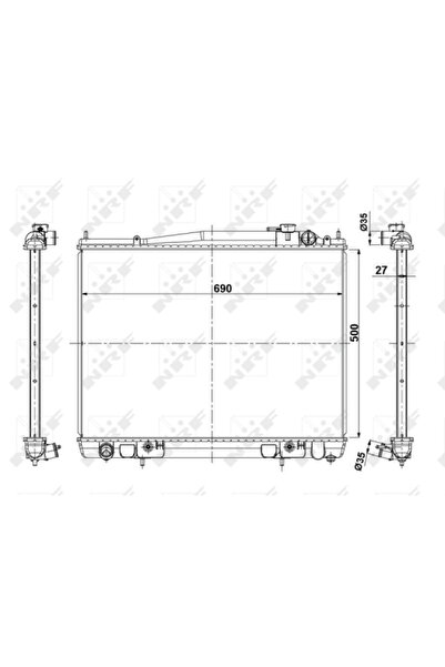NRF Radiator Racire Motor NISSAN PATHFINDER 2