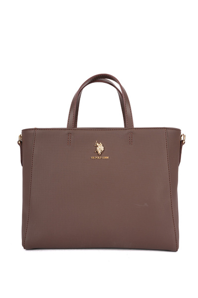 U.S. Polo Assn. حقيبة كتف نسائية بنية اللون Us26656