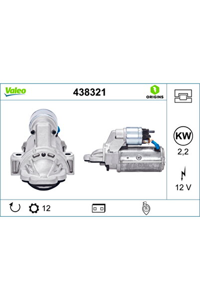 VALEO Electromotor (12v 2 2kw Nouă cu Garanție) Ford Transit Transit Custom V...