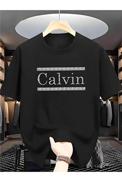 252611 Men's Fashion Short-Sleeve T-Shirt with Letter Print, Round Neck Desig...