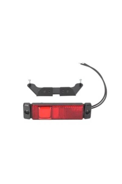 WAS Lampa Gabarit Dreapta/Stanga Slim Rosu Led Inaltime 32mm Latime 130mm Ada...