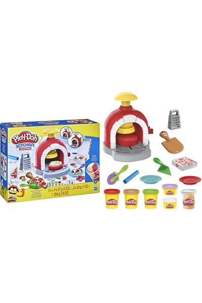 Play Doh Play-Doh Kitchen Creations Pizza Oven Top Bottom Set